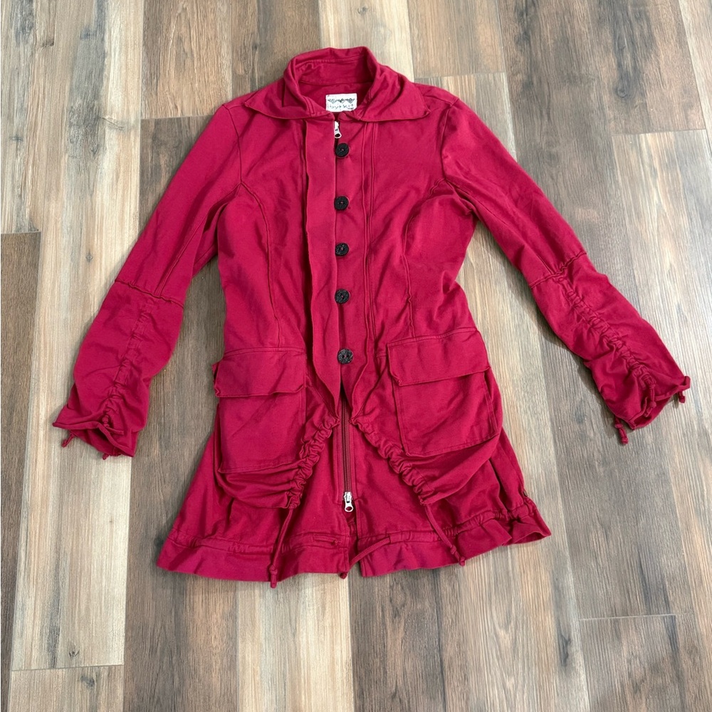 Elegant Red knit Coat